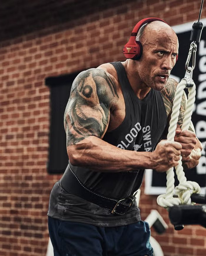 Dwayne „The Rock” Johnson la antrenament